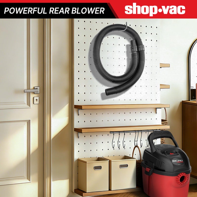 SHOPVAC Shop-Vac 9056400 Flexible Hose, 1-1/4 in. Diameter x 4 ft. Length,Durable For Wet/Dry Vacuums, Black (1-Pack) - Image 5